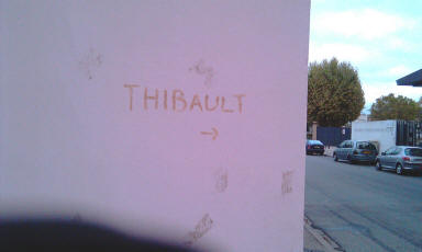 Graffiti sur un mur à Lyon