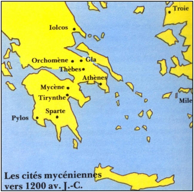 Les cits mycennes vers -1200