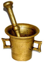 Mortier et pilon