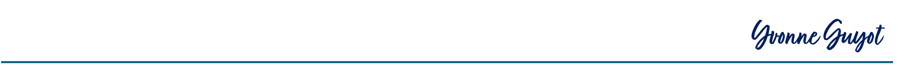 Signature Yvonne Guyot