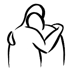 Deux amis hug
