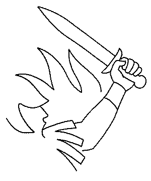 Lgionnaire romain brandissant un glaive