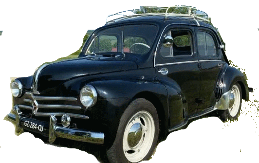 Renault 4 CV noire